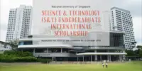 Science & Technology (S&T) Undergraduate International Scholarship at National University of Singapore, 2020