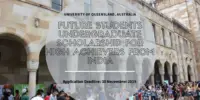 UQ Future Students Undergraduate funding for High Achievers from India in Australia