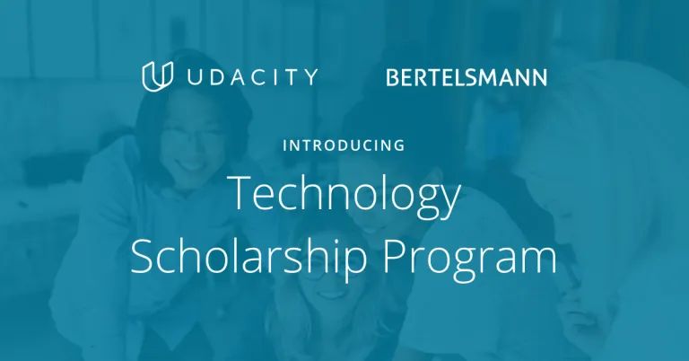Udacity Bertelsmann Technology Scholarship Program for International Students