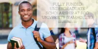 Fully Funded Undergraduate Scholarship at Edo University Iyamho, 2019