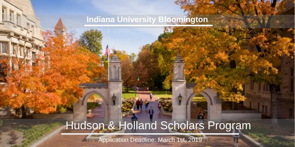Hudson & Holland Scholars Program at Indiana University, USA