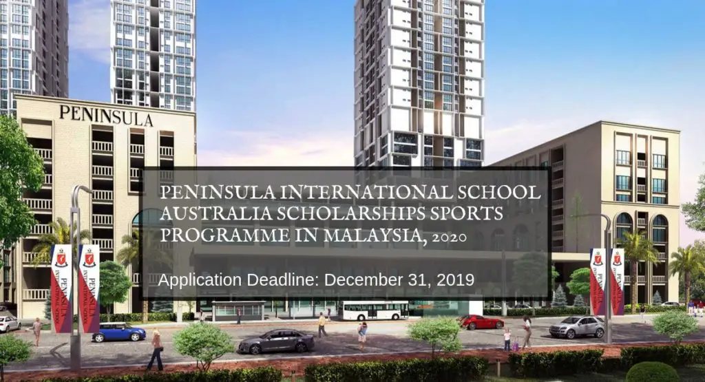Peninsula International School Australia Scholarships Sports Programme in Malaysia, 2020
