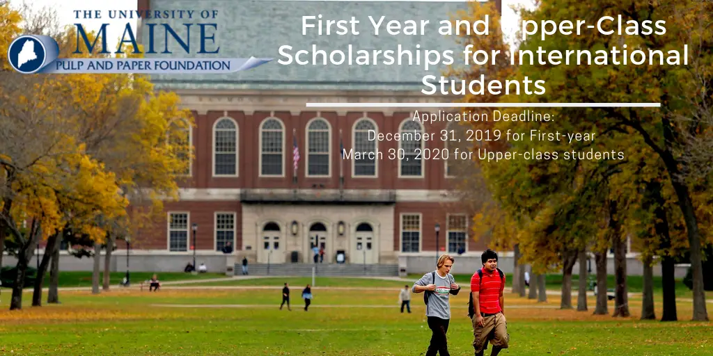 University of Maine First Year and Upper-Class International Scholarships in the USA