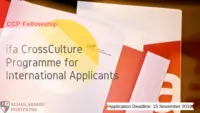 ifa CrossCulture Programme for International Applicants