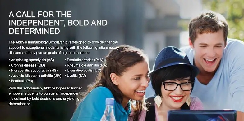 AbbVie Immunology Scholarship for Students Living with Crohn’s Disease