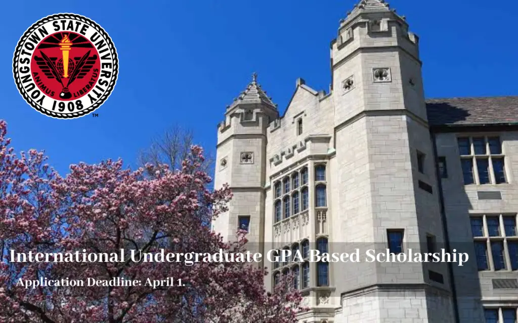 International Undergraduate GPA Based Scholarship at Youngstown State University, USA