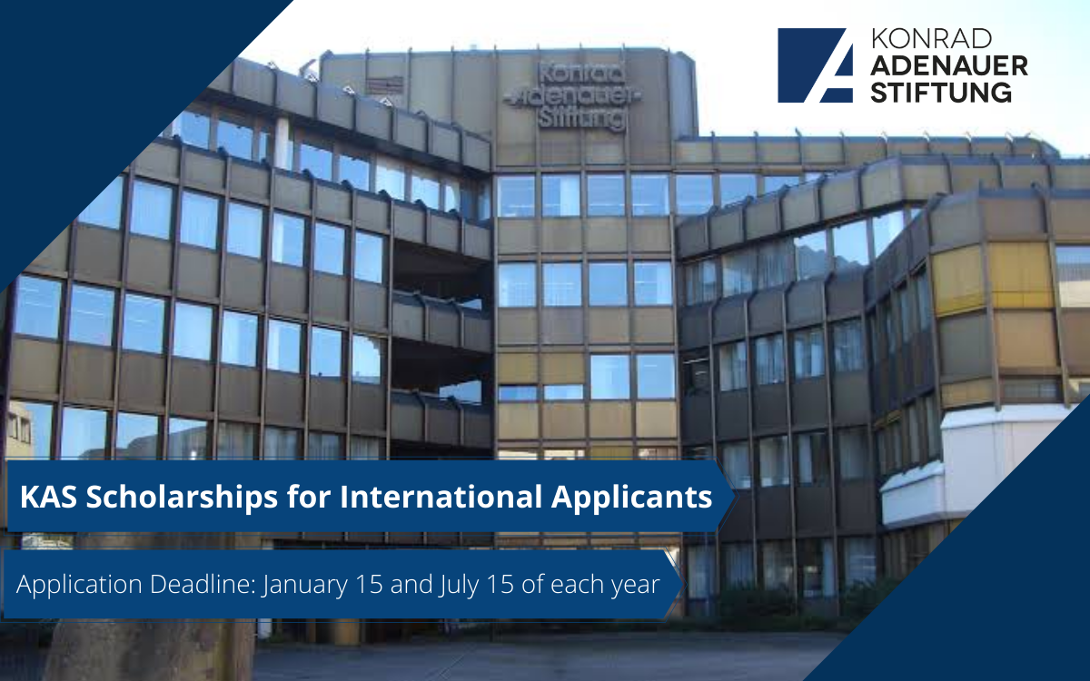 KAS Scholarships for International Applicants, Germany