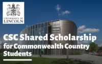 SC Shared funding for Commonwealth Country Students at University of Lincoln, UK