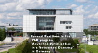 Several Positions in the PhD program “Advanced Optimization in a Networked Economy” in Germany