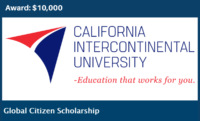 Global Citizen funding for International Students at California Intercontinental University, USA