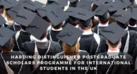 Harding Distinguished Postgraduate Scholars Programme for International Students in the UK