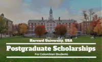 Harvard University postgraduate placements for Colombian Students in the USA