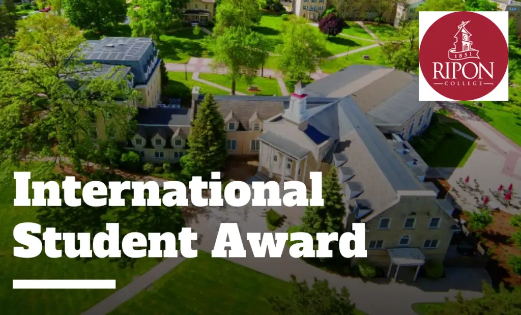 International Student Award at Ripon College, USA