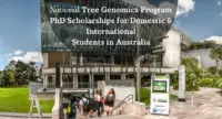 National Tree Genomics Program PhD Positionsfor Domestic & International Students in Australia