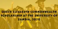 Queen Elizabeth Commonwealth Scholarship at the University of Zambia, 2020