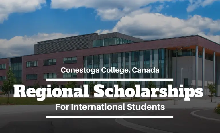 Regional Scholarships for International Students at Conestoga College ...