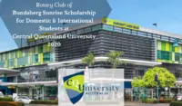Rotary Club of Bundaberg Sunrise funding for Domestic & International Students at Central Queensland University, 2020