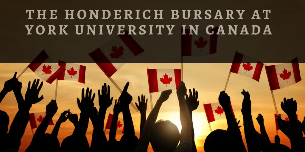 The Honderich Bursary at York University in Canada