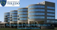 The University of Toledo PhD Fellowship for International Students in USA