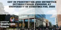 CDT in Prosthetics and Orthotics International Funding at University of Strathclyde, 2020