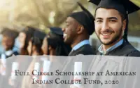 Full Circle Scholarship at American Indian College Fund, 2020