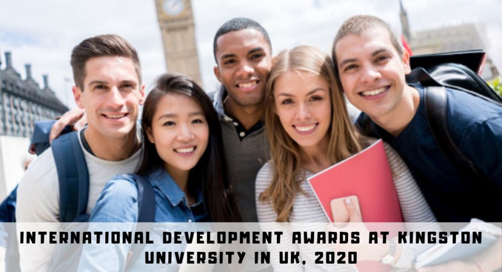 International Development Awards at Kingston University in UK, 2020
