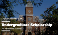 International Scholarships at Capital University, USA