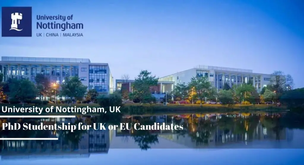 nottingham university phd vacancies