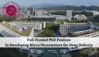 Full-Funded PhD Position in Developing Micro-Nanomotors for Drug Delivery at Shenzhen University, China