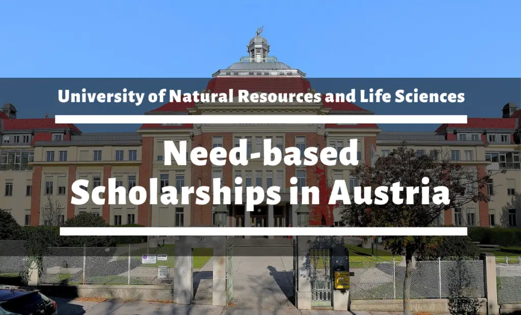 University Of Natural Resources And Life Sciences Need based Awards In