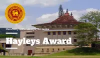 University of Peradeniya Hayleys Award in Sri Lanka