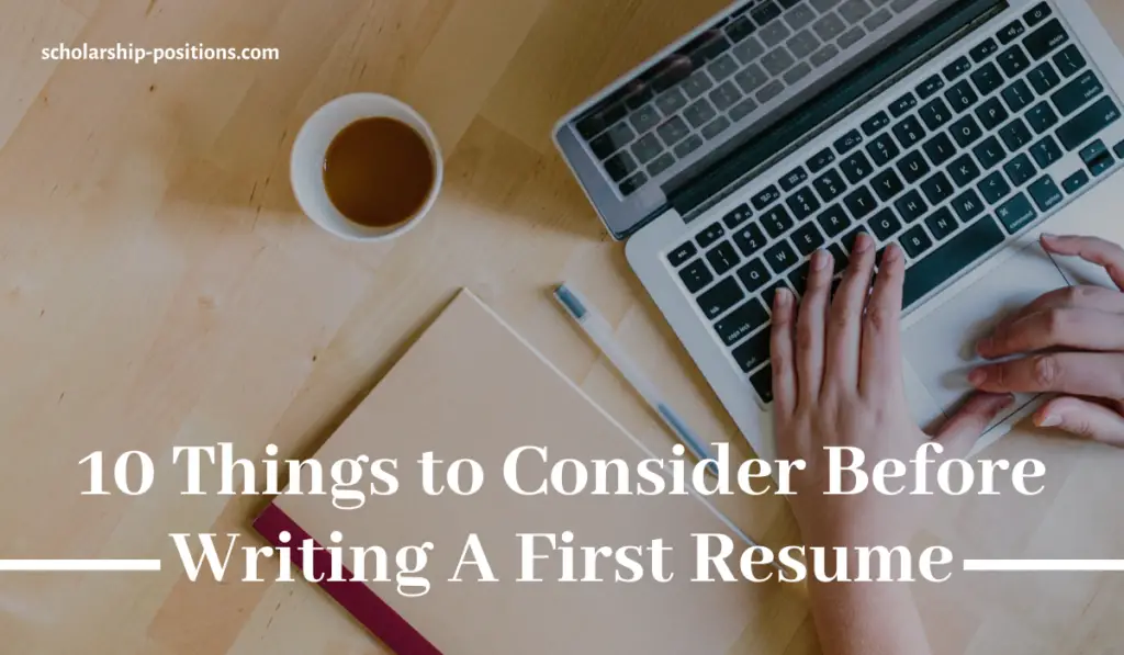 What Things Should Students Know Before Writing Their First Resume?