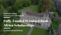 Fully-Funded Standard Bank Africa Scholarships 2020