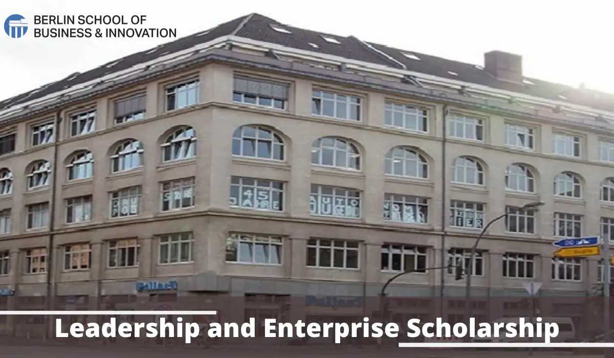Leadership and Enterprise Scholarship at Berlin School of Business and  Innovation, Germany
