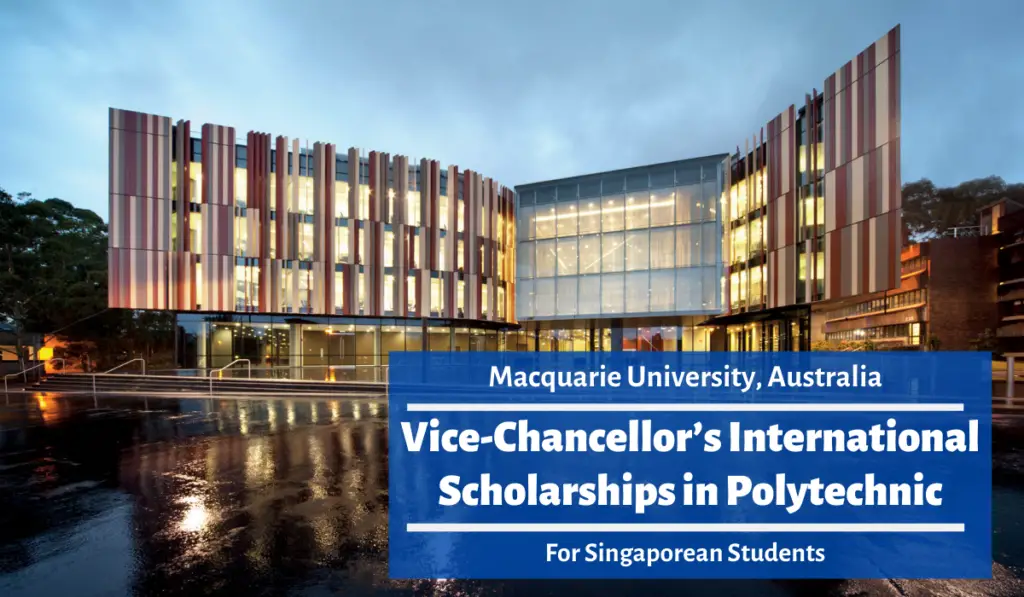 Macquarie University Vice-Chancellor’s International Scholarships in Polytechnic
