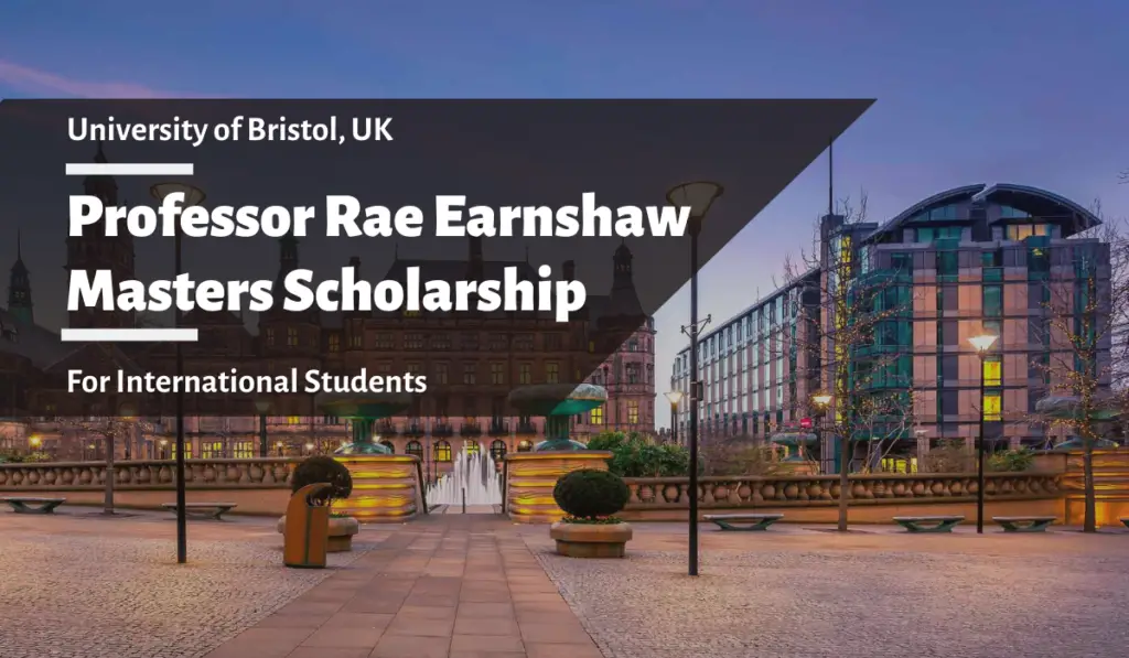 Professor Rae Earnshaw Masters Scholarship for International Students at University of Bradford, UK