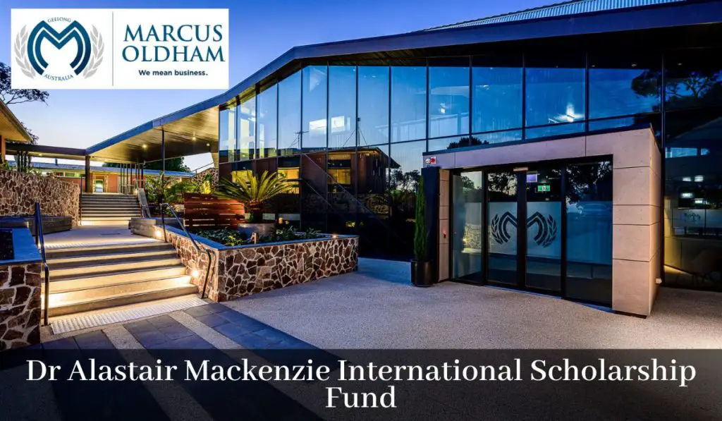 Dr Alastair Mackenzie International Scholarship Fund