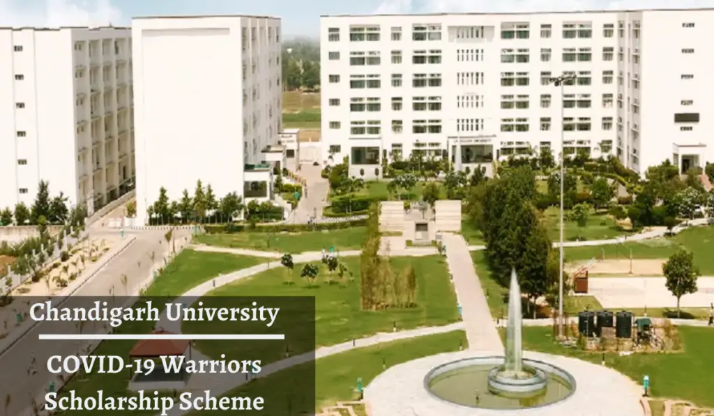 COVID-19 Warriors Scholarship at Chandigarh University, India