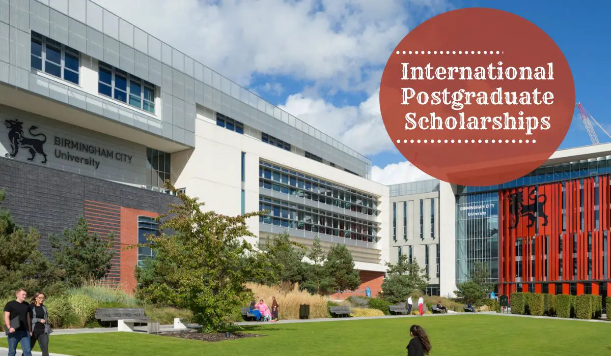 International Postgraduate Scholarships at Birmingham City University