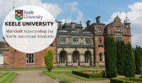 Keele University Marshall Scholarship for North American Students