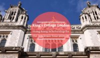 King’s College London Hong Kong Scholarship