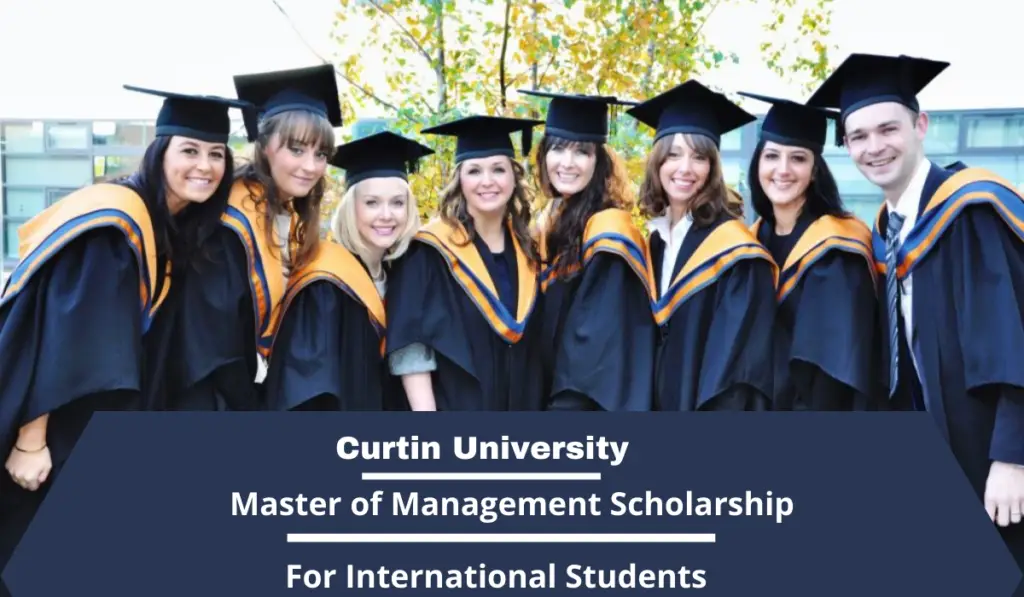 Curtin University Master of Management Scholarship for International  Students in Australia