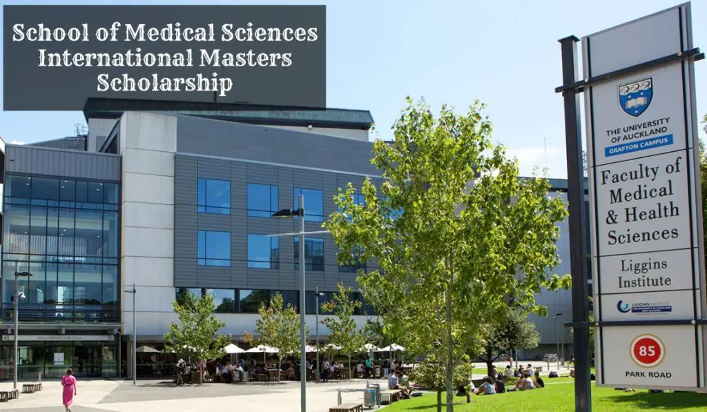 School of Medical Sciences International Masters Scholarship