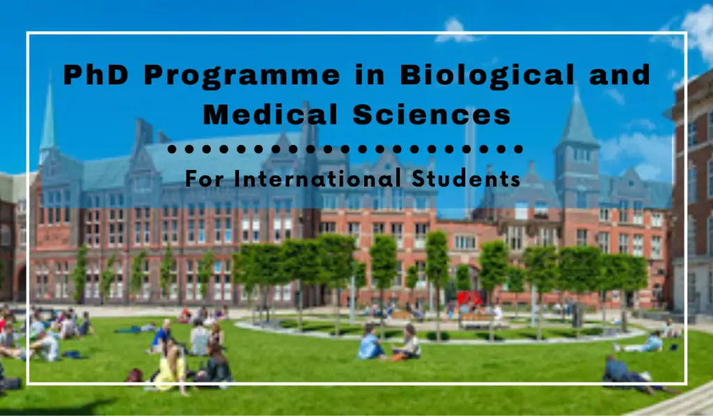 University Of Liverpool International Phd Programme In Biological And Medical Sciences Uk