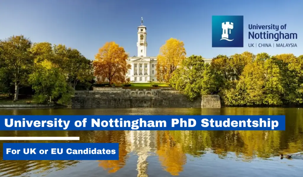 phd scholarships nottingham university