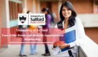 University of Salford Year of the Nurse and Midwife International Scholarship in the UK
