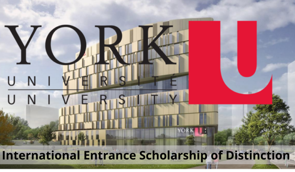 York University International Entrance Scholarship of Distinction in Canada