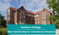 Carleton College Starr funding for International Students