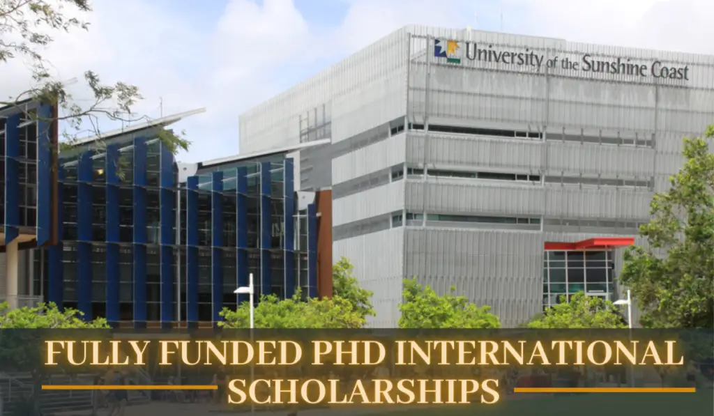 USC Fully Funded PhD international awards