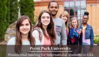 Point Park University Presidential Scholarship for International Students in USA